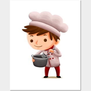 Kids Chef Posters and Art